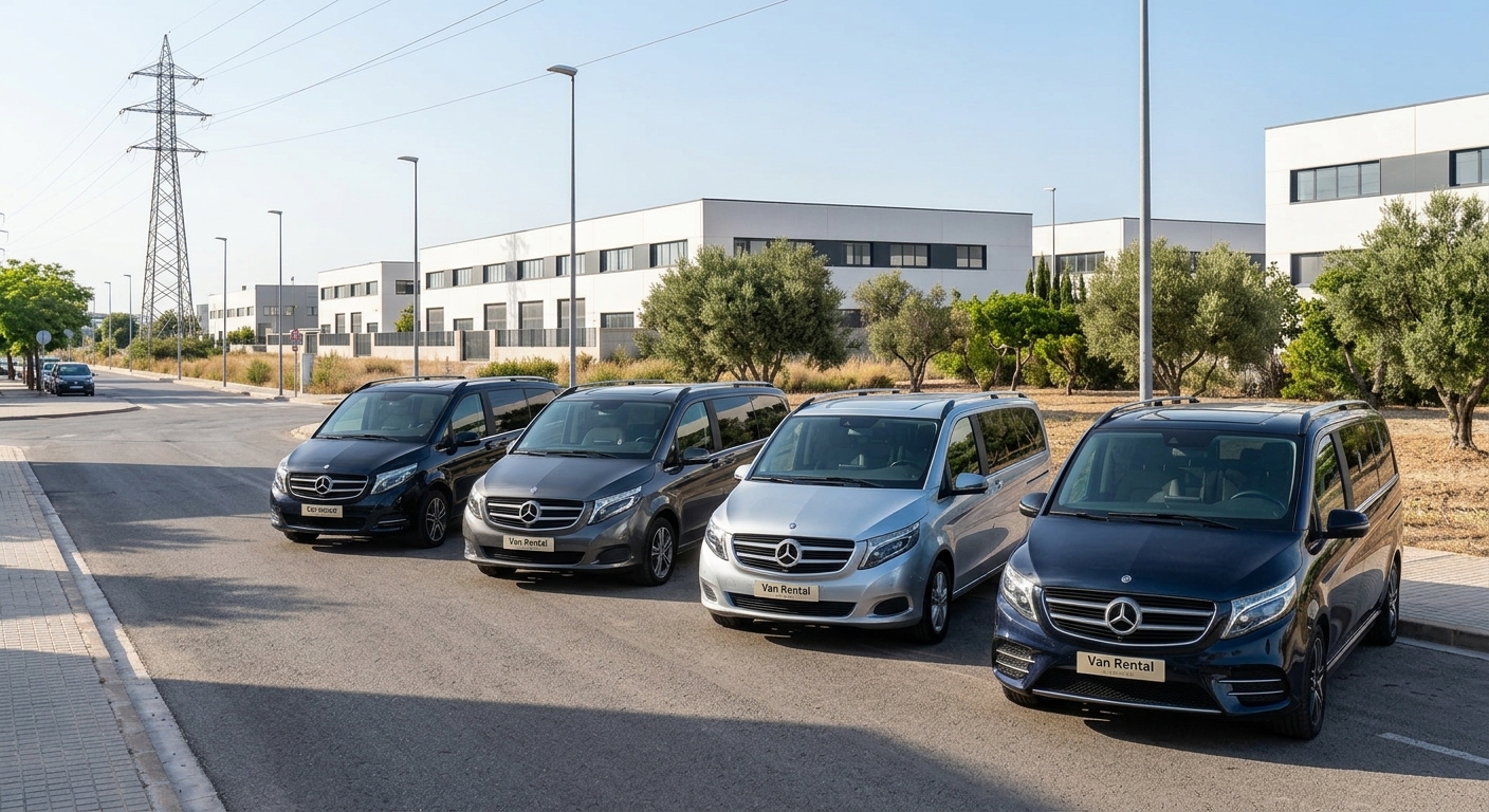 Flota de furgonetas premium Van Rental Valencia: Mercedes Vito Tourer y Clase V